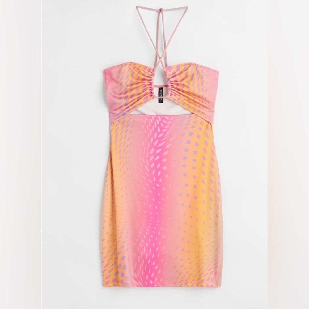 Bodycon Dress with Cut-out